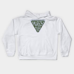 Amargosa River Wild, Scenic and Recreational River name triangle Kids Hoodie